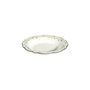 Hermia Olivessa Fulya Juego de Cena de 24 Piezas Blanco y Verde